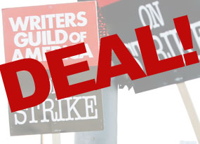 WGA Strike Graphic: Deal! WGA Strike Graphic: Deal!